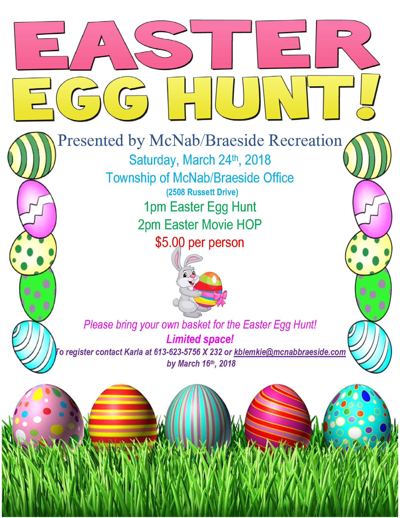 Easter Egg Hunt - The Township of McNab 